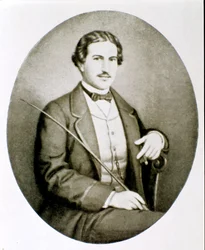 Retrato de Gigio Caroli, amante de Giuseppina Raimondi, segunda esposa de Giuseppe Garibaldi. Colección privada