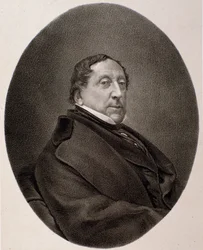 Retrato de Gioacchino Rossini (grabado)