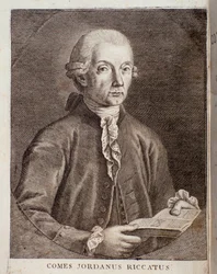 Retrato de Giordano Riccati (grabado)