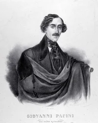 Retrato de Giovanni Pacini, compositor italiano (1796-1867)