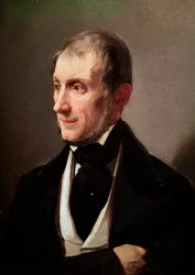 Retrato del novelista y poeta italiano Tommaso Grossi (1790-1853)