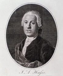 Retrato de Johann Adolf Hasse (grabado)