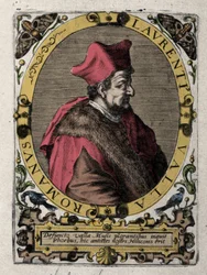 Retrato de Laurentius Valla de Lorenzo della Vale