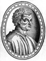Retrato de León Battista Alberti (1404 - 1472), humanista y arquitecto italiano
