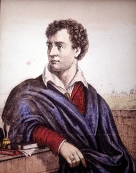 Retrato de Lord George Gordon Noel Byron (1788-1824), 6º Barón, poeta británico.