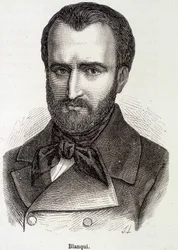 Retrato de Louis Auguste (Louis-Auguste) Blanqui (1805-1881) socialista y teórico revolucionario francés