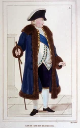 Retrato de Luis XVI (1754 - 1793) Grabado de 1830