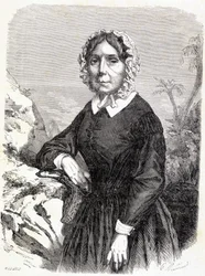 Retrato de Madame Ida Pfeiffer (1798-1858), viajera austriaca.