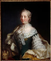 Retrato de María Teresa de Austria Habsburgo-Lorena (María Teresa I de Hungría)