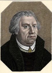 Retrato de Martín Lutero (1483-1546) reformador religioso alemán