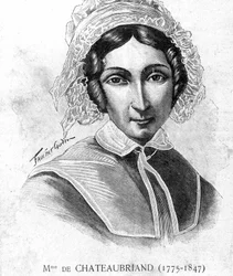 Retrato de Mme de Chateaubriand (1775 - 1847) - en “Los Contemporáneos”, n.d. finales del siglo XIX.