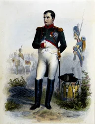 Retrato de Napoleón I. Grabado del siglo XIX
