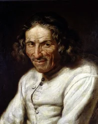 Retrato de Paul Scarron (1610 - 1660), Escritor - Óleo sobre lienzo, Museo de Tessee, Le Mans