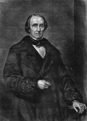 Retrato de Peter von Cornelius, pintor alemán (1783-1867)