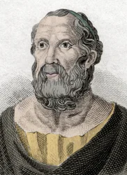 Retrato de Platón (428-348 a. C.), filósofo de la antigua Grecia.