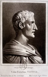 Retrato de Publio Cornelio Tácito, historiador romano (v.56 -v.120).