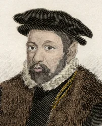 Retrato de Sir Nicholas Bacon (1510-1579), político y abogado inglés.