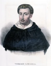 Retrato de Tommaso Campanella (1568-1639), filósofo italiano.