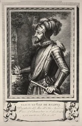 Retrato de Vasco Núñez de Balboa (grabado)