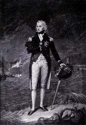 Retrato del Vizconde Horatio Nelson (1758 - 1805), Almirante Británico