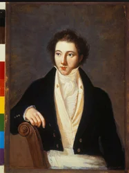 Retrato del compositor Vincenzo Bellini (1801-1835)