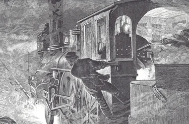 Conductores de ferrocarril, finales del siglo XIX