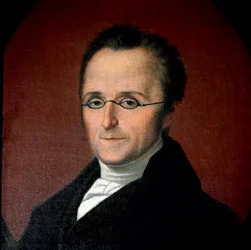 Retrato del patriota italiano Silvio Pellico