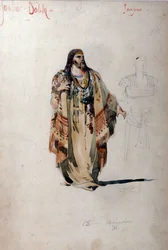 Traje de Sansón para la ópera “Sansón y Dalila” de Camille Saint-Saëns. 1877