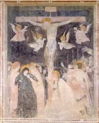 Escena de la Crucifixión, Abadía de Pomposa, Italia