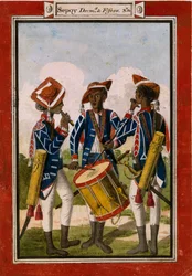 Tambores y pífanos de sepoy
