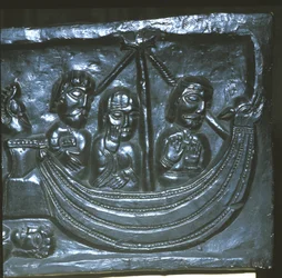 Barco en el siglo XII. (detalle)