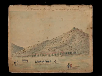 Monte de Santo Tomás, 9 millas al suroeste de Madrás