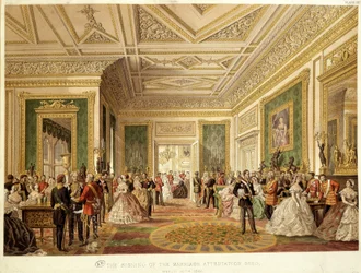 El matrimonio del Príncipe de Gales Eduardo VII