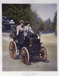 El Faetón de Petróleo, tipo 1896 - en "Deportes Modernos"