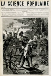 Los mártires de la ciencia geográfica: muerte del Capitán Cook. Portada de 