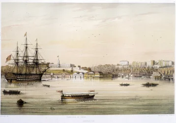 El puerto o Almirantazgo de Estambul en el siglo XIX