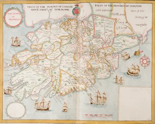 La provincia de Munster, Irlanda, c.1595 (manuscrito)