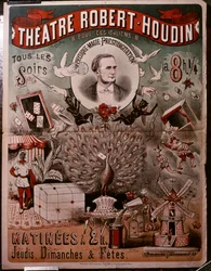 Cartel del teatro Robert Houdin, c.1860-75 (cartel)