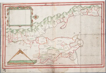 Bahía de Tralee, Irlanda, c.1600 (papel, lino)