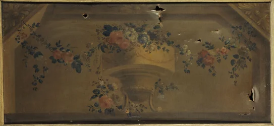 Jarrón de flores en una hornacina. Entre 1769 y 1789 (óleo sobre lienzo)