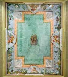Bóveda de la sala de los pájaros (fresco)