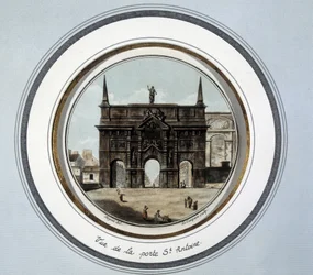 Vista de la puerta de San Antonio