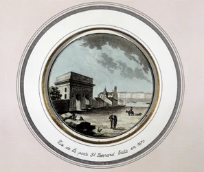 Vista de la Puerta de San Bernardo, construida en 1670