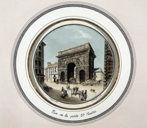 Vista de la puerta de San Martín