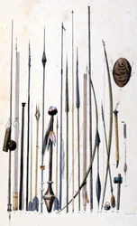 Armas de los indios jívaros