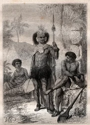 Nativos de las Islas Marquesas - Viaje del Capitán James Cook