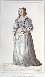 Retrato de Enriqueta María de Francia. París