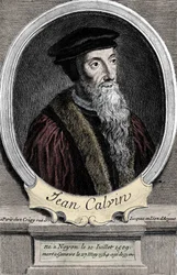 Retrato de Jean Calvin (1509-1564), reformador religioso y escritor francés.