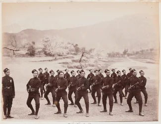 Un destacamento del 4º Regimiento Gurkha (Rifle)