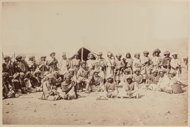 Tribus afganas en un durbar